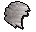A powdered wig