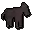 Black toy horsey
