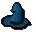Blue wizard hat (t)
