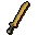 Gilded 2h sword
