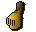 Gilded full helm
