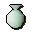 Green dark bow paint