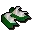 Green spiky vambraces