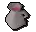 Half full wine jug