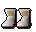 Light tuxedo shoes