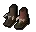 Mixed hide boots