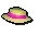 Pink boater