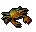 Rainbow crab (orange)