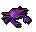 Rainbow crab (purple)
