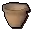 Unfired plant pot
